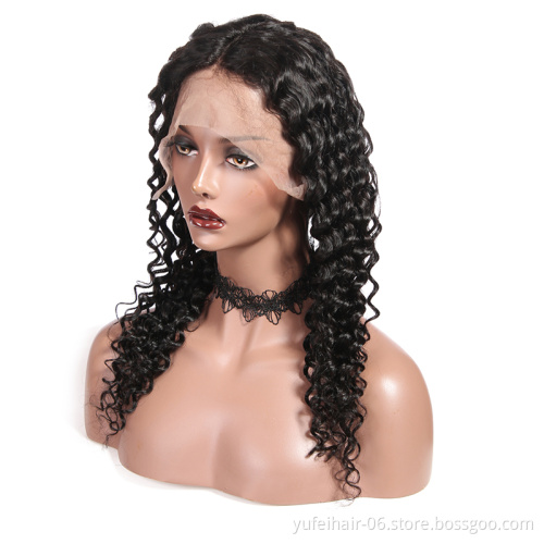 Wholesale cheap brazilian Hair swiss lace for wigs,13*4 full lace wig with baby hair,human hair wigs for black